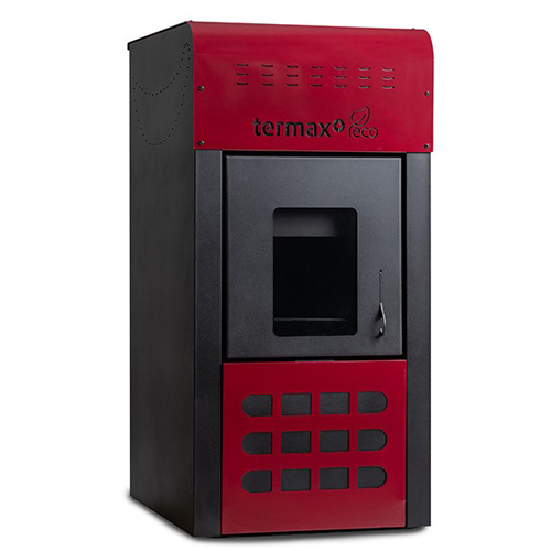 Termosemineu pe peleti Termax Kamin ECO 25 kW, pompa de reciculare si vas expansiune inclus